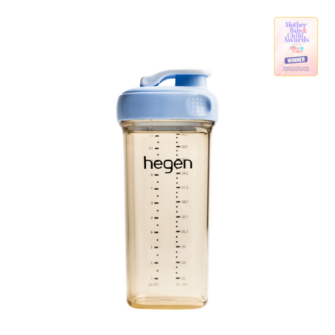 NEW Hegen 330ml/11oz Drinking Bottle PPSU Blue (24 months and above)