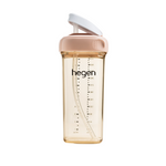 NEW Hegen  330ml/11oz Straw Cup PPSU Pink (9 months and above)