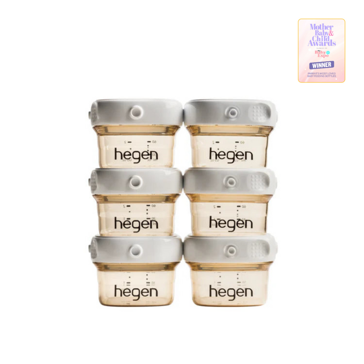 Hegen 60ml/2oz Breast Milk Storage PPSU, 6-Pack