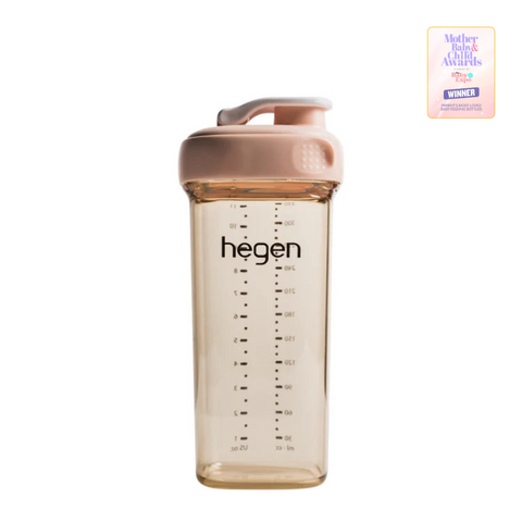NEW Hegen 330ml/11oz Drinking Bottle PPSU Pink (24 months and above)