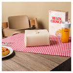 Hegen Mealtime Starter Kit with Foldable Placemat Taupe