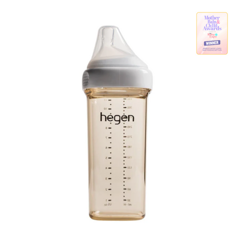 Hegen  330ml/11oz Feeding Bottle PPSU with Fast Flow Teat (6 months and beyond)