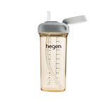 NEW Hegen 330ml/11oz Straw Cup PPSU Grey (9 months and above)