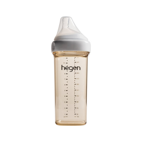 Hegen 330ml/11oz Feeding Bottle PPSU with Fast Flow Teat (6 months and beyond)