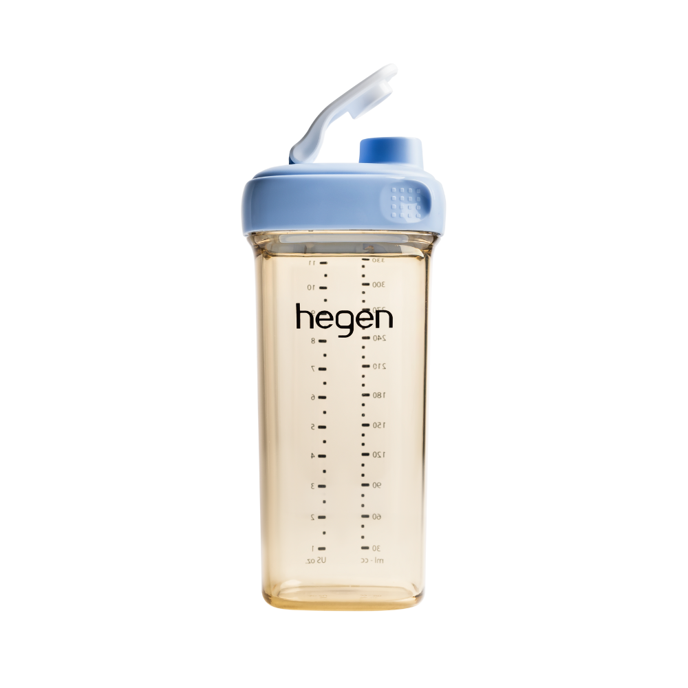 NEW Hegen 330ml/11oz Drinking Bottle PPSU Blue (24 months and above)