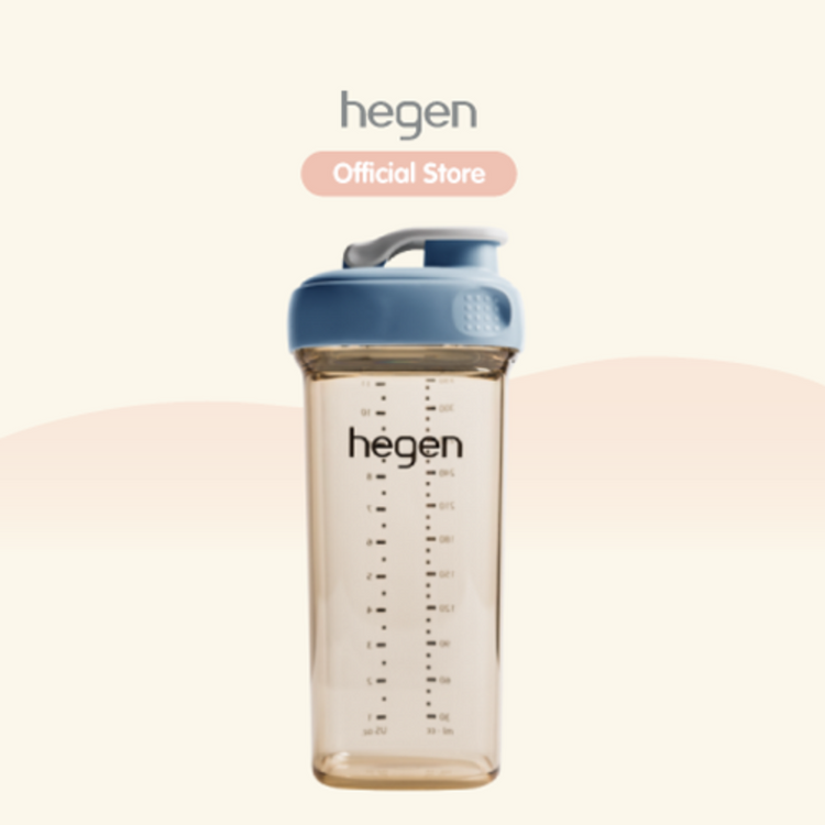 NEW Hegen 330ml/11oz Drinking Bottle PPSU Blue (24 months and above)