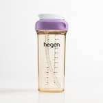 NEW Hegen 330ml/11oz Straw Cup PPSU Purple (9 months and above)