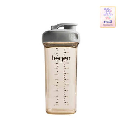 Hegen  330ml/11oz Drinking Bottle PPSU Grey (24 months and above)
