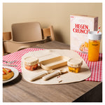 Hegen Mealtime Starter Kit with Foldable Placemat Taupe