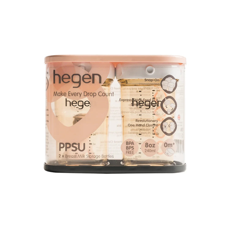 Hegen  240ml/8oz Breast Milk Storage PPSU (2-pack)