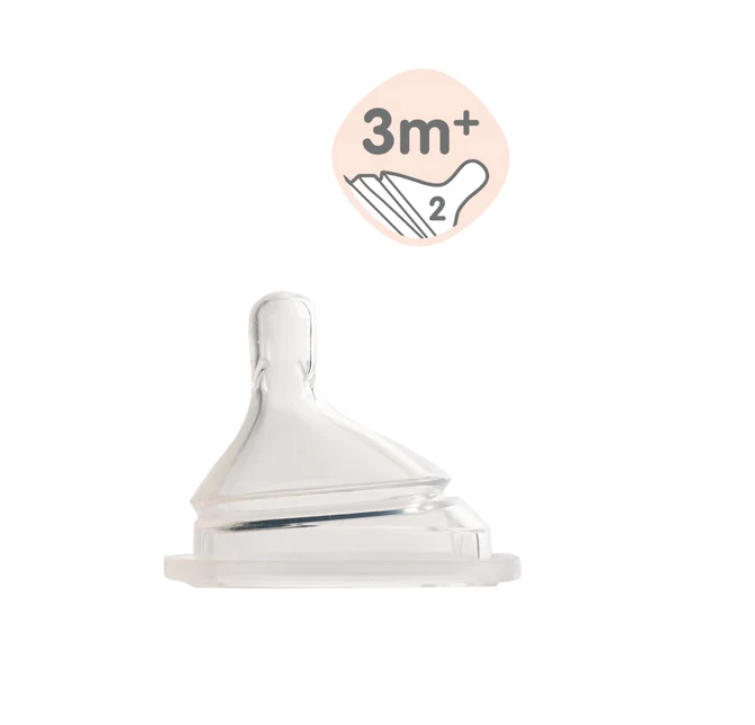 Hegen  240ml/8oz Feeding Bottle PPSU with Medium Flow Teat (3 to 6 months)