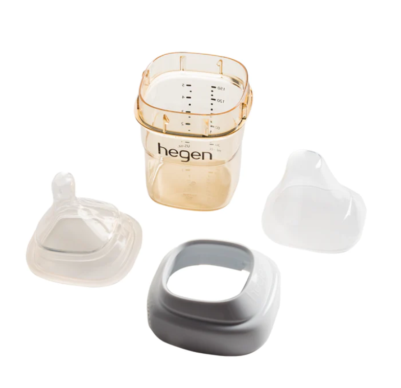 Hegen  150ml/5oz Feeding Bottle PPSU 2-Pack with 2 x Slow Flow Teat (1 to 3 months)